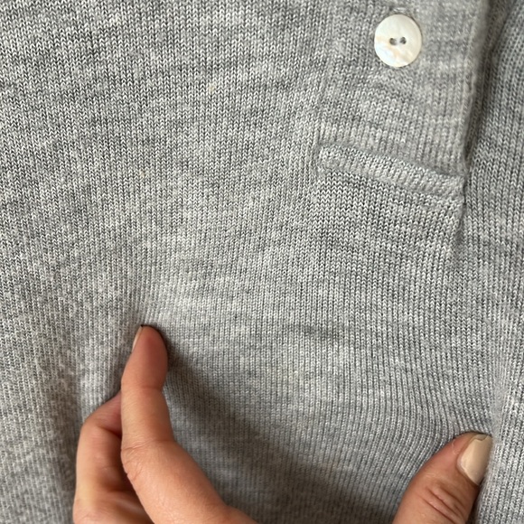 Donni. Grey polo sweater - Picture 3 of 9